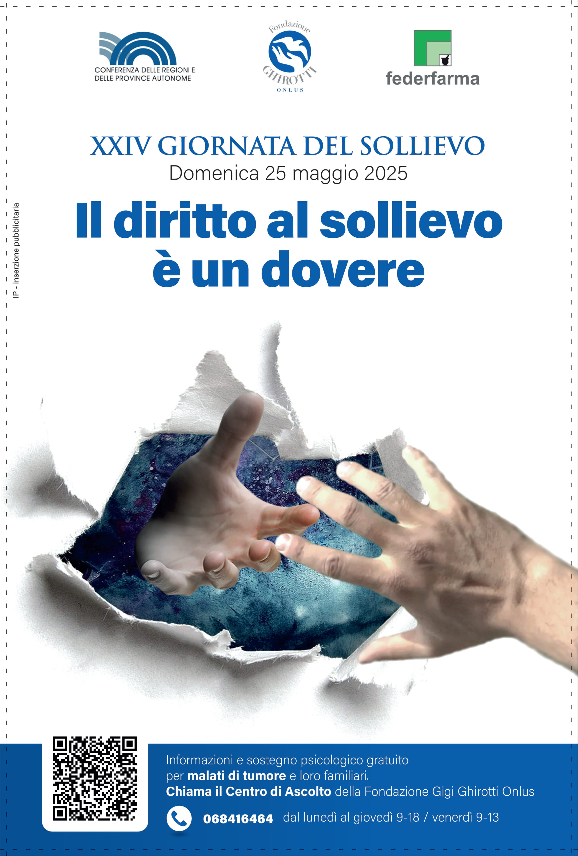 Giornata Nazionale del Sollievo - Iniziativa Fondazione Gigi Ghirotti. 