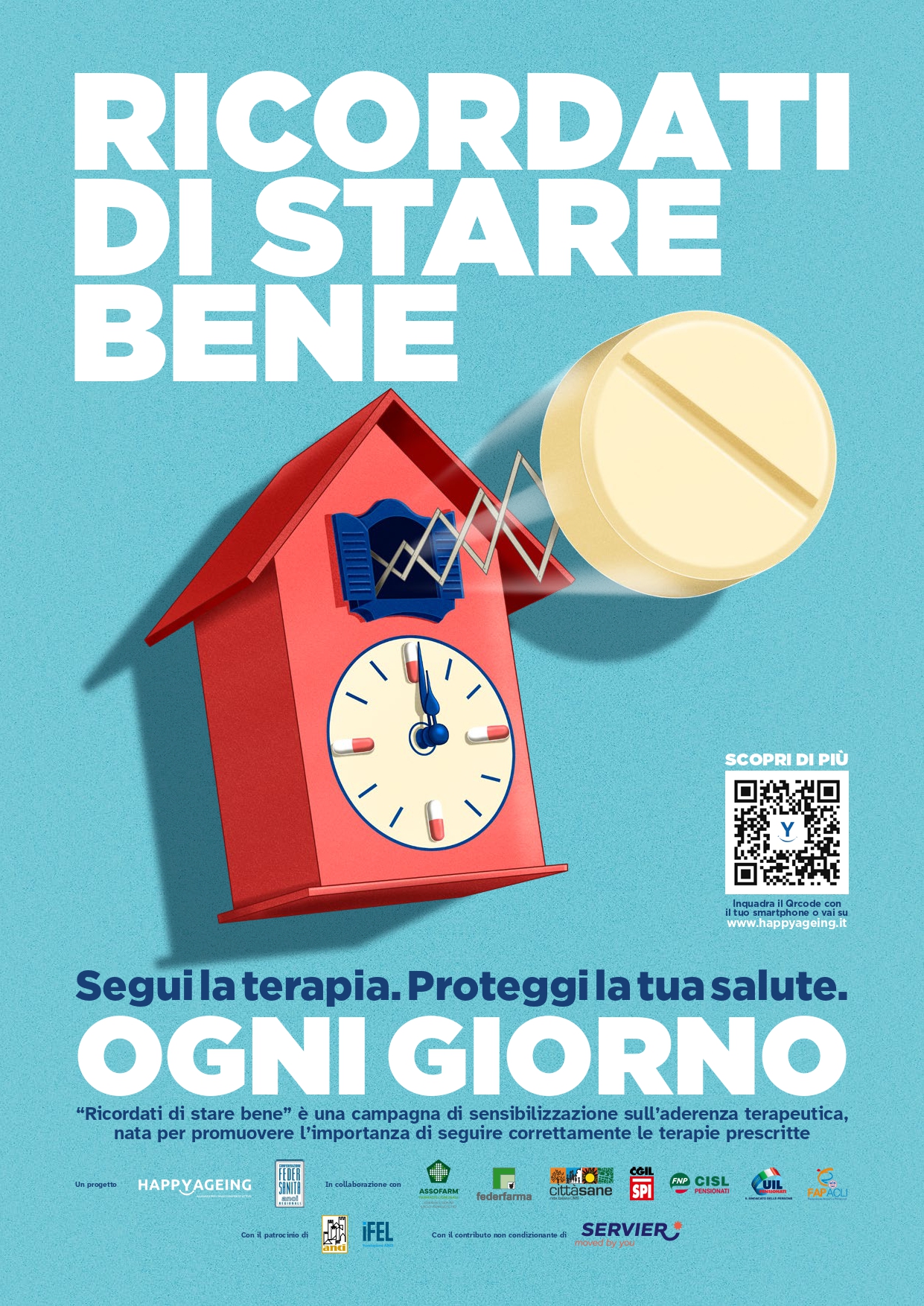 "Ricordati di stare bene": l'importanza dell'aderenza terapeutica. 